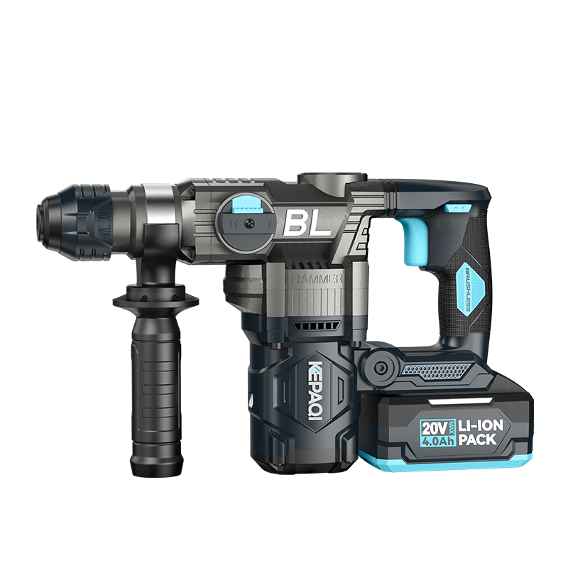 Portabel cordless 20v lithium baterai sikat palu putar