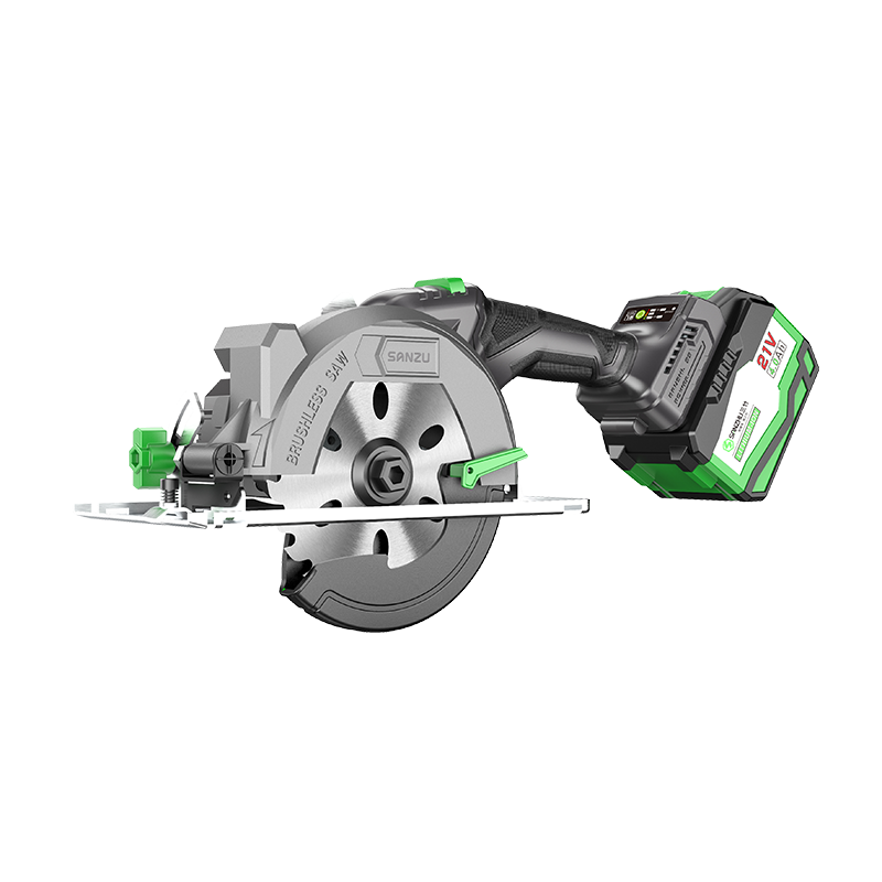 140mm 21V sikat lithium elektrik gergaji bundar